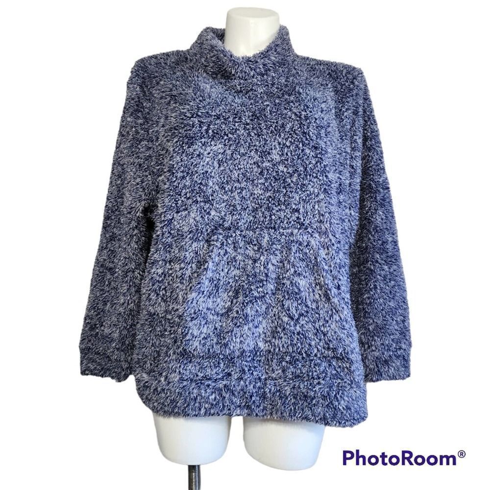 Kookaburra By UGG sweater 1X  blue plush pull over